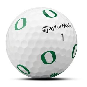 Taylormade TP5 Pix Oregon Ducks NCAA New Rare Golf Balls (3)